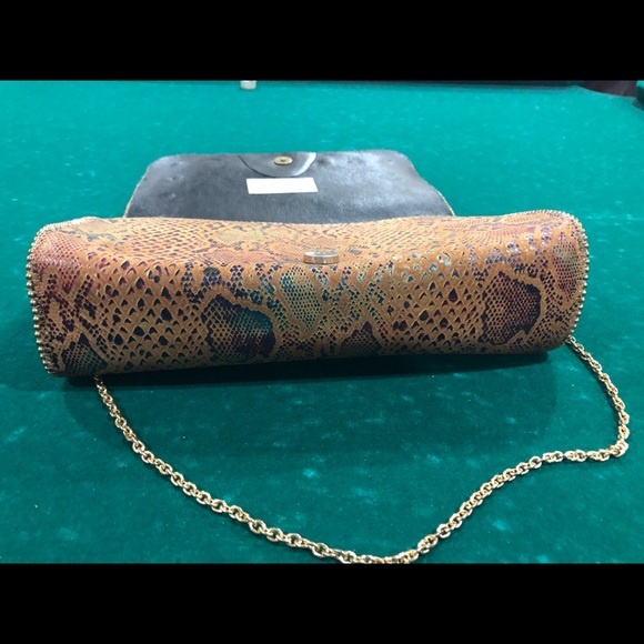 Vintage Nina Arjani Leatherock 1992 Flip Purse - Picture 7 of 8